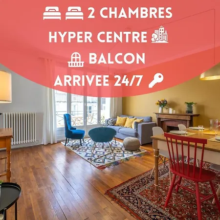 Appartement Tours Hyper Centre - Balcon - Arrivée autonome Extérieur photo